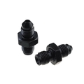 Red Horse Performance -04 TO 7/16 -24 INVERTED FLARE MALE -BLACK -2PCS/PKG 336-04-24-2